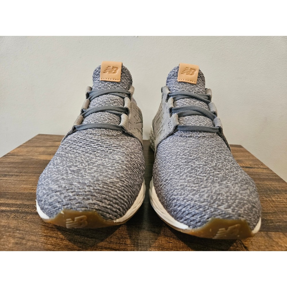 New Balance Fresh Foam Cruzv2 Nubuck Grey Mens Running Shoes MCRZRRG Size 9.5‎ - Picture 2 of 7